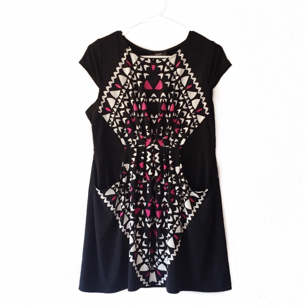 Alfani Print Dress with pockets